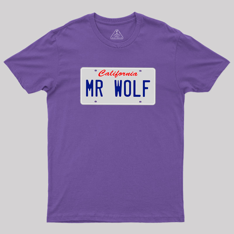 Mr. Wolf Pulp Fiction Geek T-Shirt