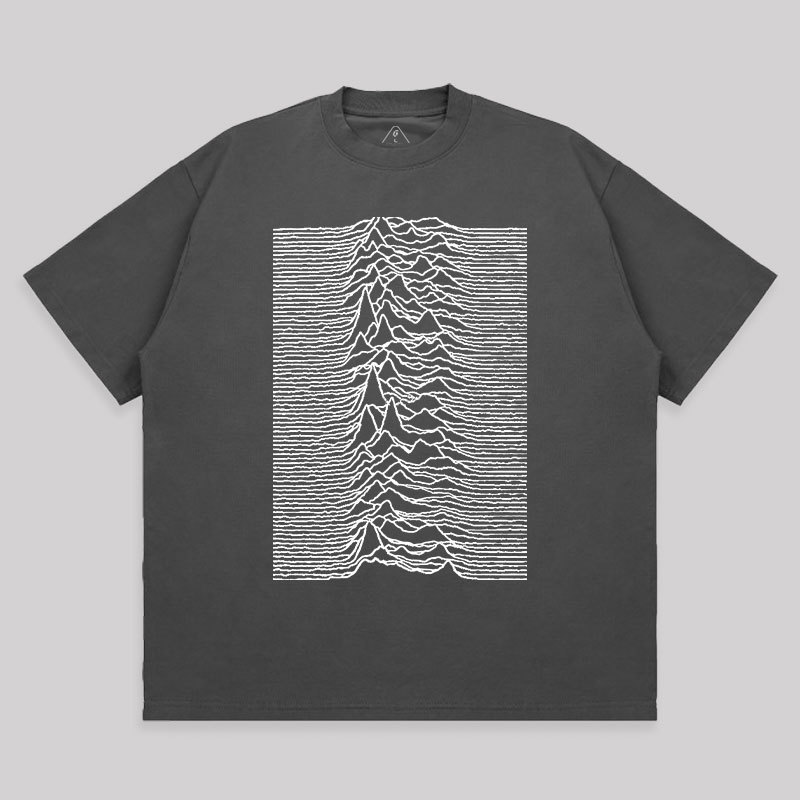 Unknown Pleasures Unisex Oversized T-shirt