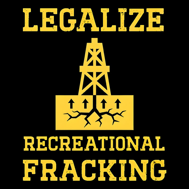 Legalize Recreational Fracking Geek T-Shirt