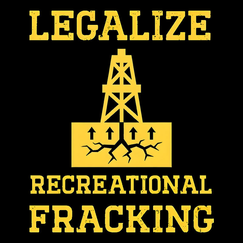 Legalize Recreational Fracking Geek T-Shirt