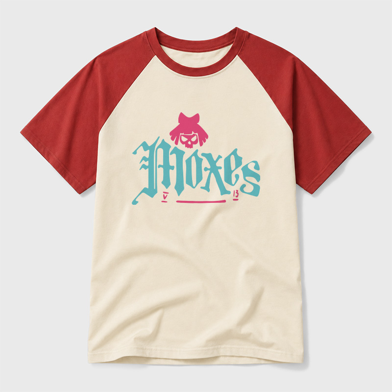 The Moxes-Cyberpunk Geek Retro Raglan T-Shirt