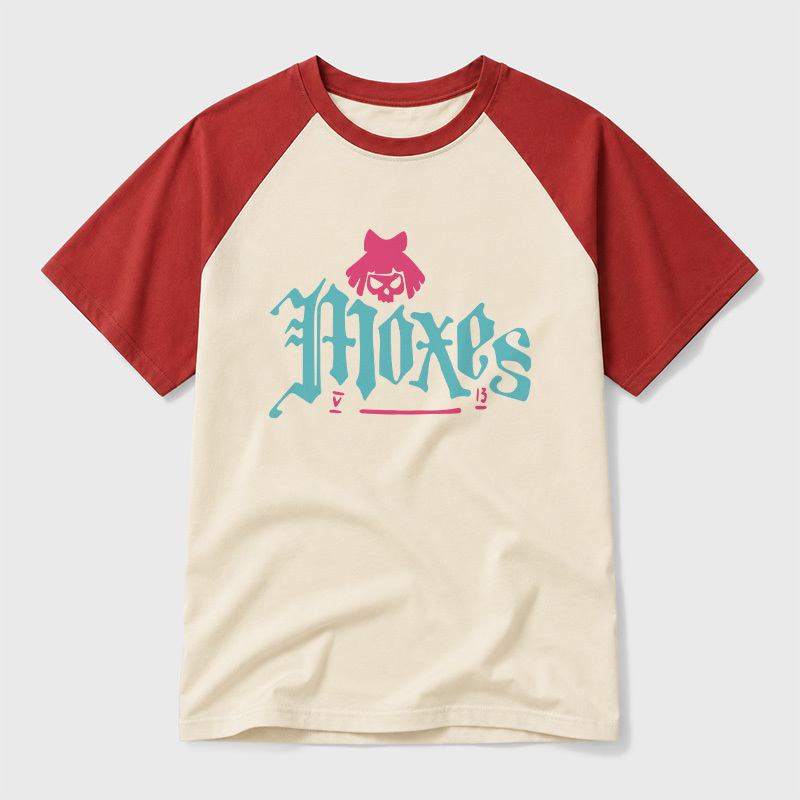The Moxes-Cyberpunk Geek Retro Raglan T-Shirt