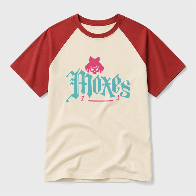 The Moxes-Cyberpunk Geek Retro Raglan T-Shirt
