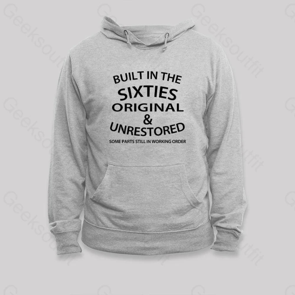 60¡¯S Built In The Sixties Hoodie Grey / S