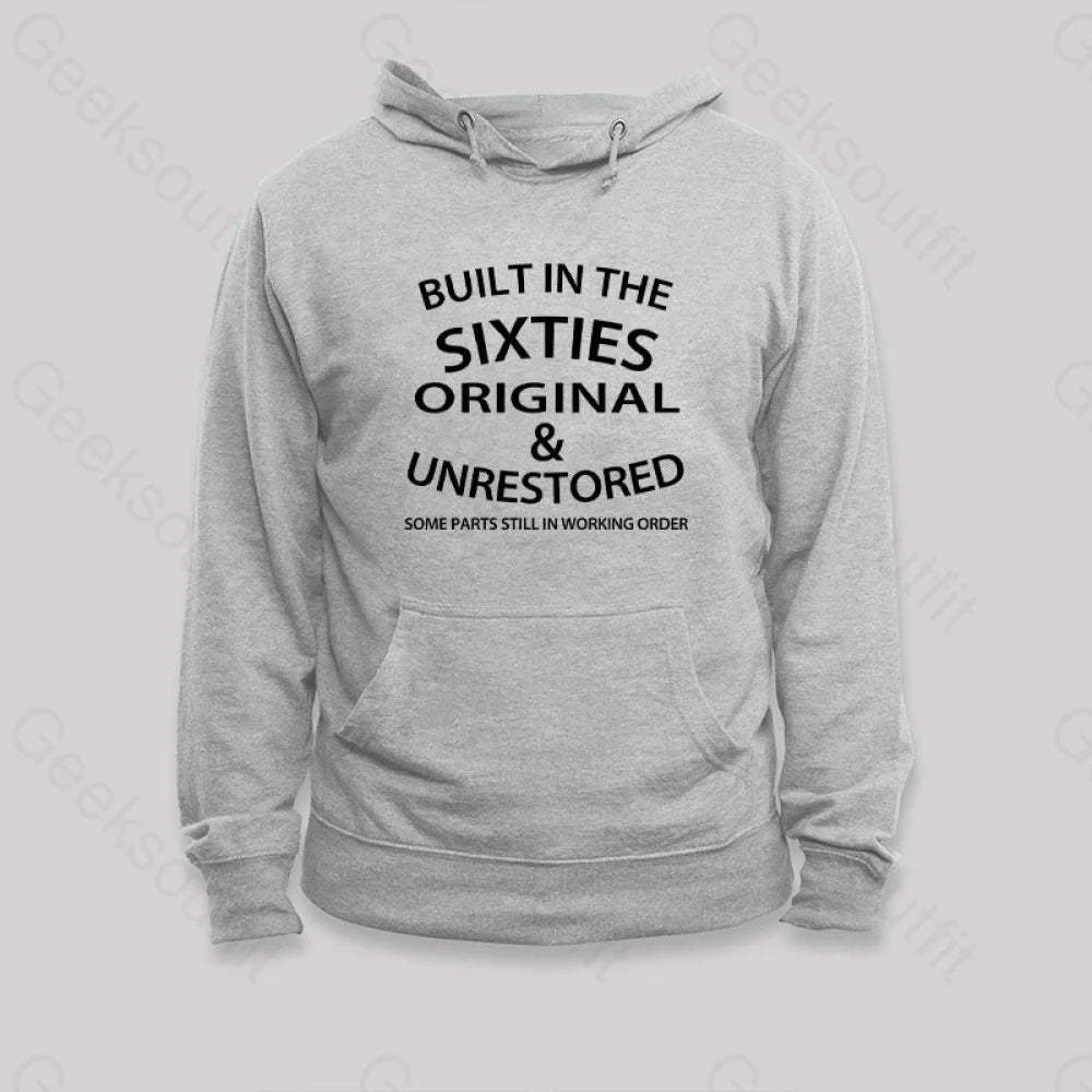60¡¯S Built In The Sixties Hoodie Grey / S