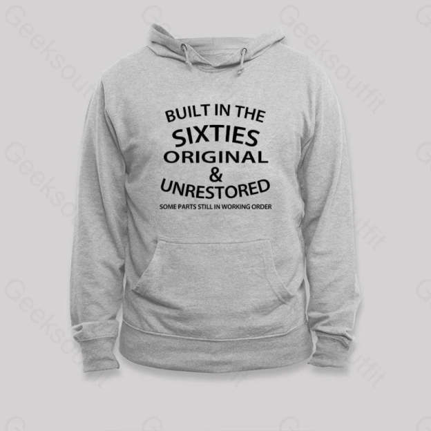 60¡¯S Built In The Sixties Hoodie Grey / S