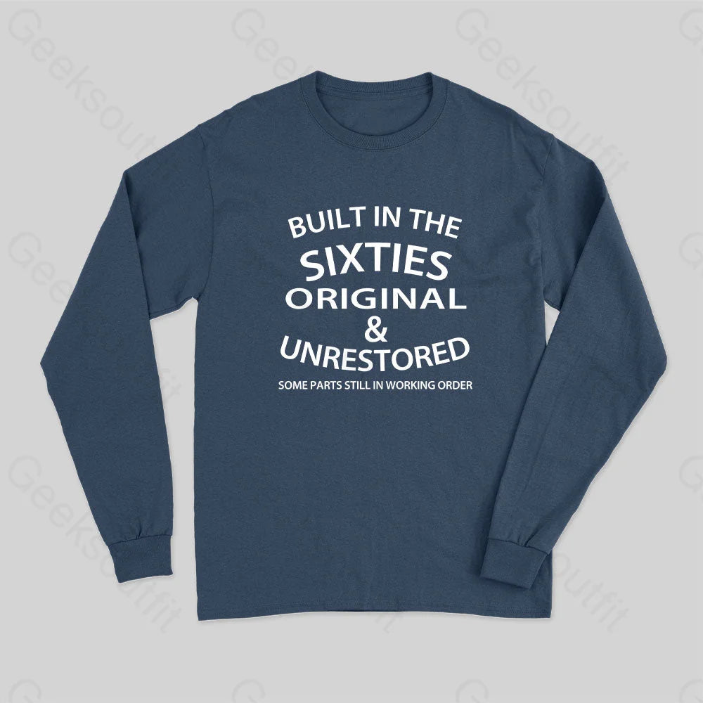 60?��S Built In The Sixties Long Sleeve T-Shirt Navy / S