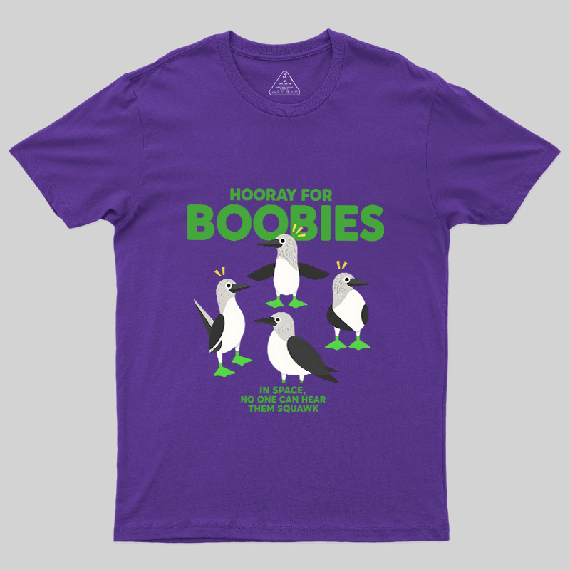Hooray For Boobies Geek T-Shirt