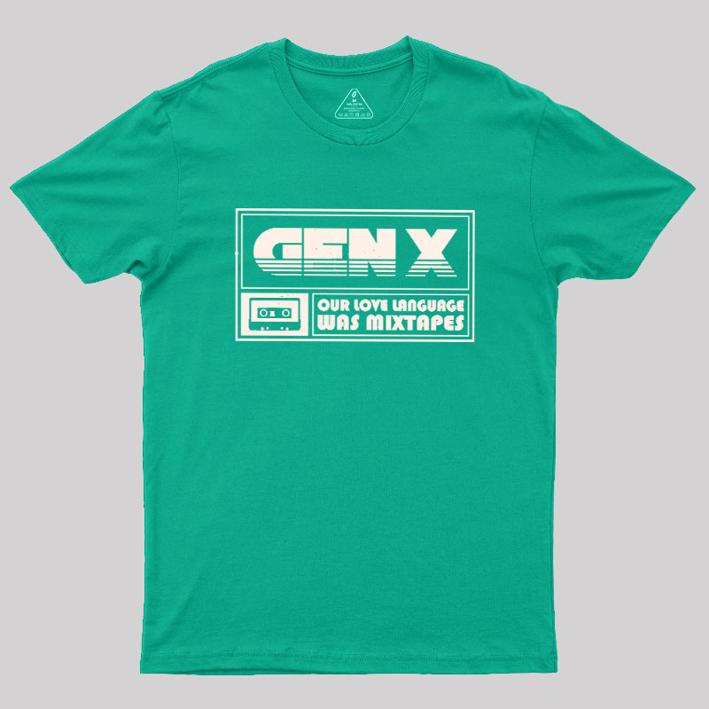Gen X Cassette Lover Geek T-Shirt