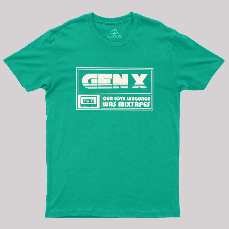 Gen X Cassette Lover Geek T-Shirt