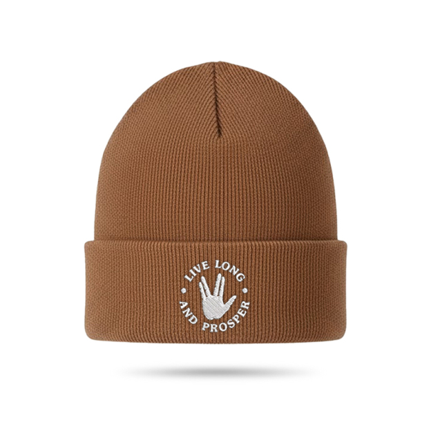 Live Long Geek Embroidered Beanie