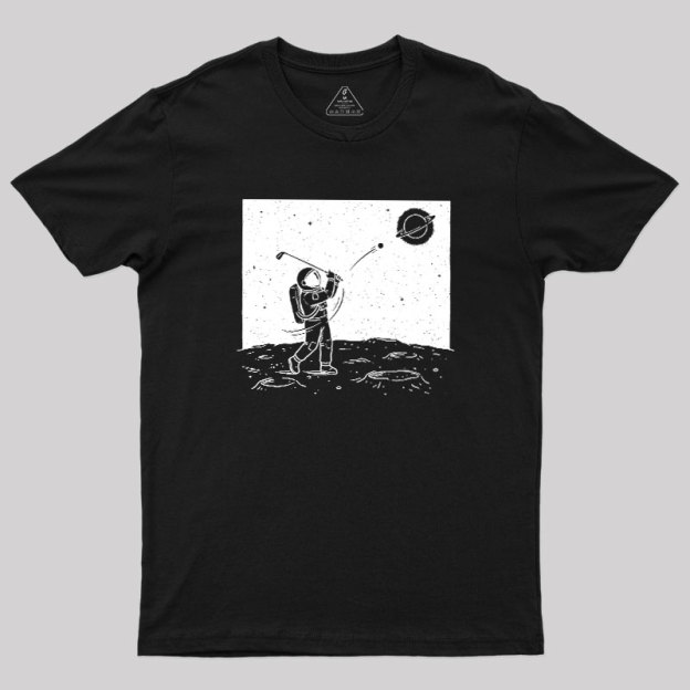 Space Golf Geek T-Shirt