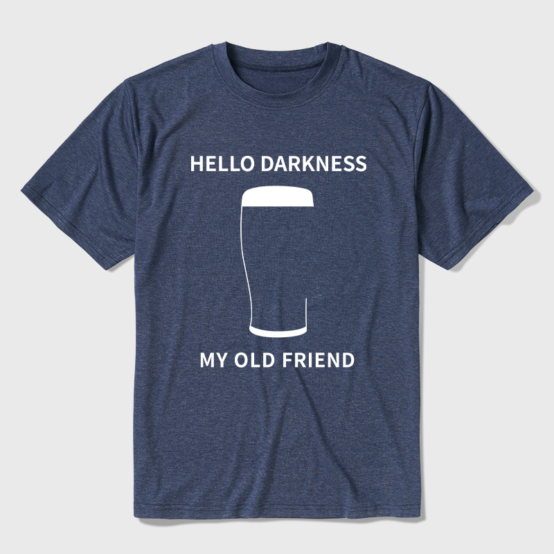 Hello Darkness My Old Friend Ultra Soft Heather Tees
