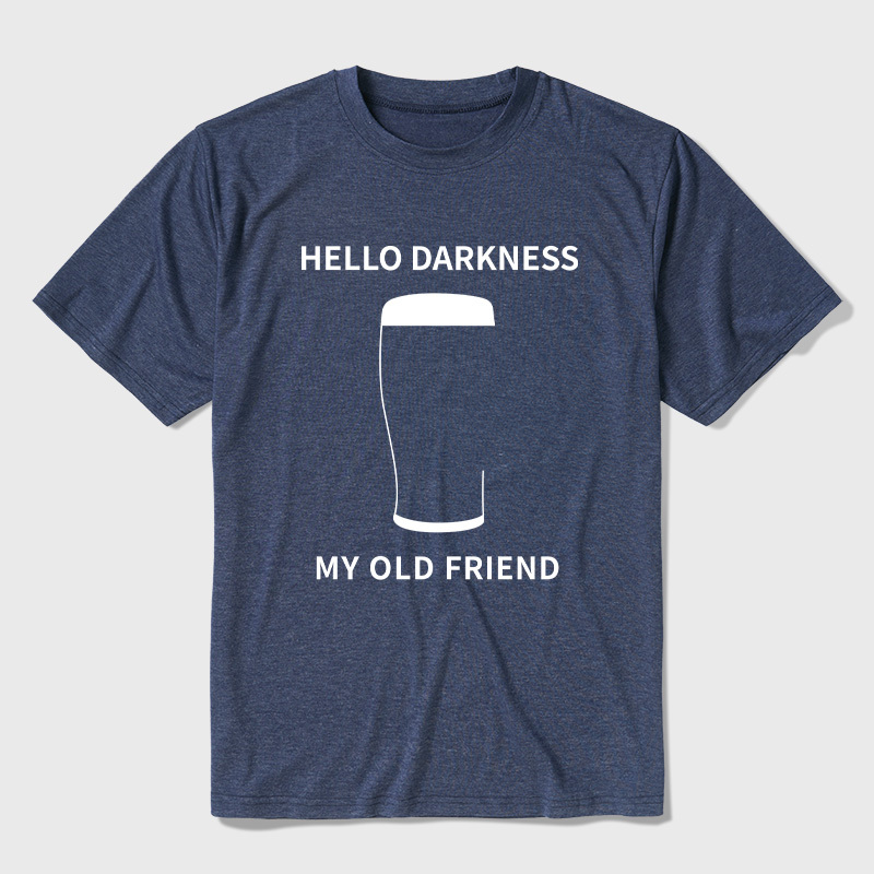 Hello Darkness My Old Friend Ultra Soft Heather Tees