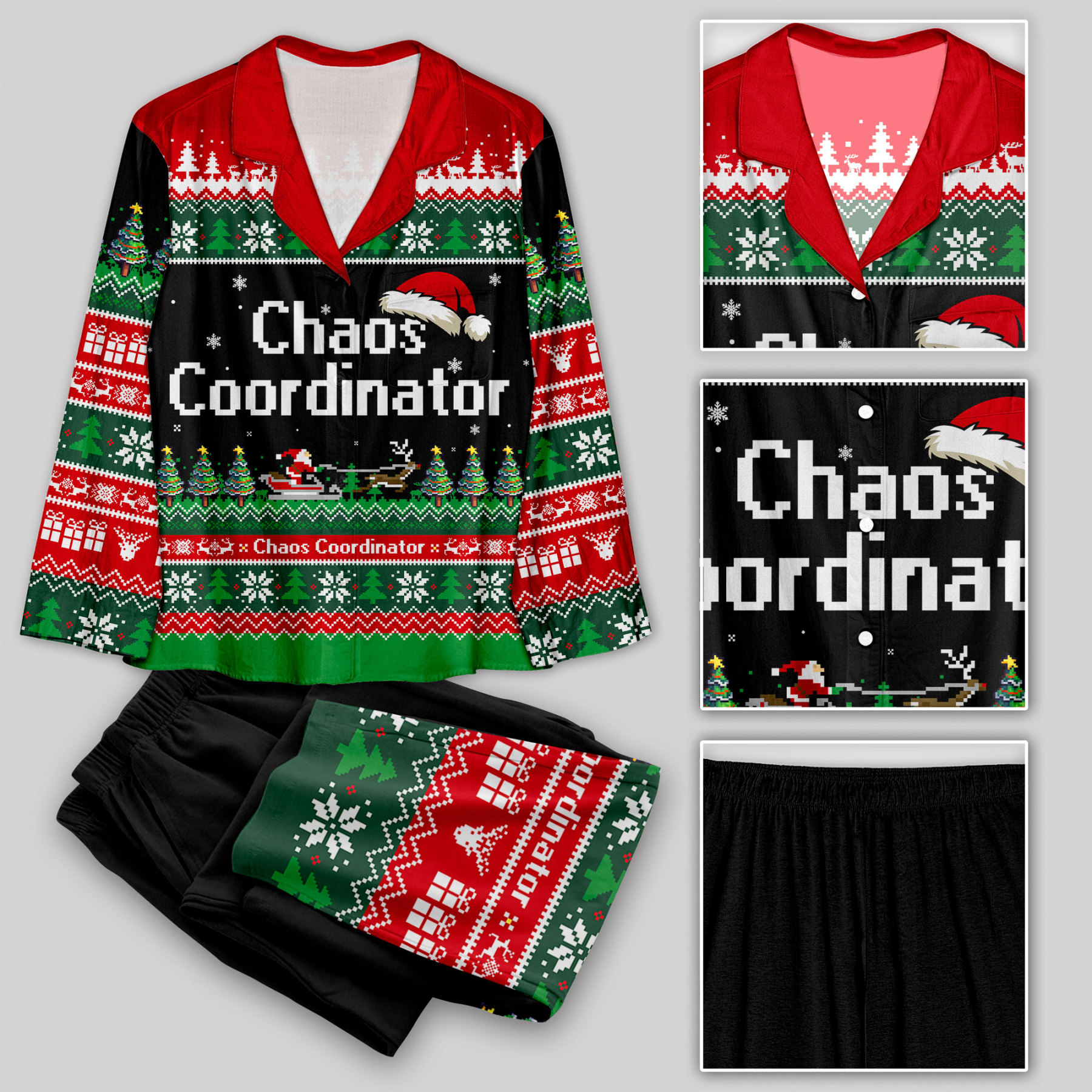 Chaos Coordinator Geek Pajama Sets
