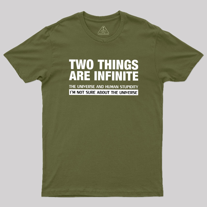 Infinite Stupidity Geek T-Shirt