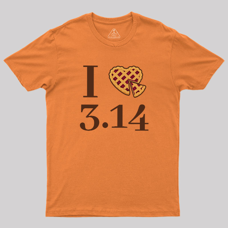 I Love Pi Geek T-Shirt