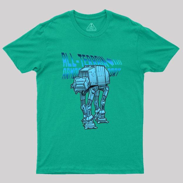 Mega Terrain Mecha Transport Geek T-Shirt