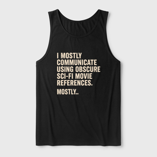 Sci-Fi Movie Reference Ultra Soft Heather Tank