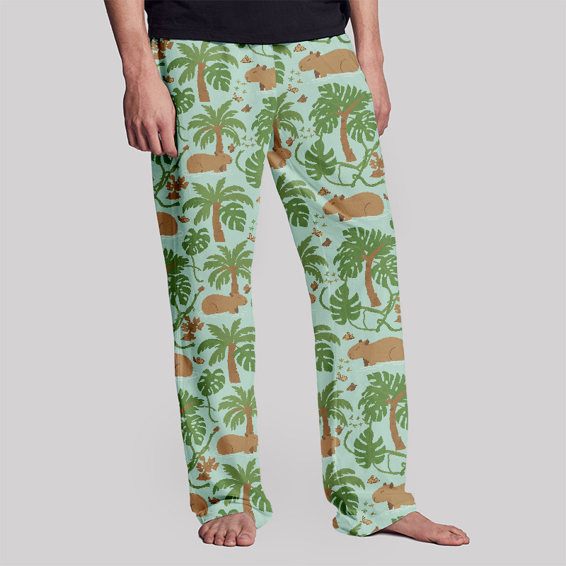 Capybara's Adventure Journey Geek Loungewear Pants