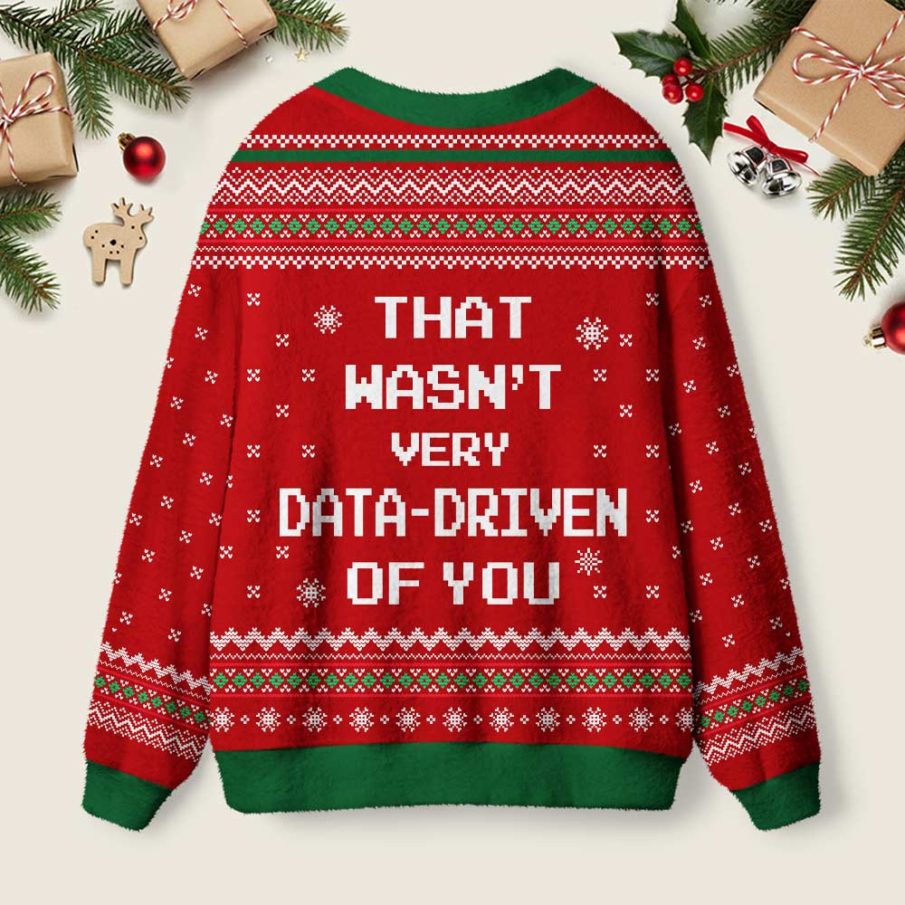 Data-Driven Geek Ugly Cardigan Sweaters