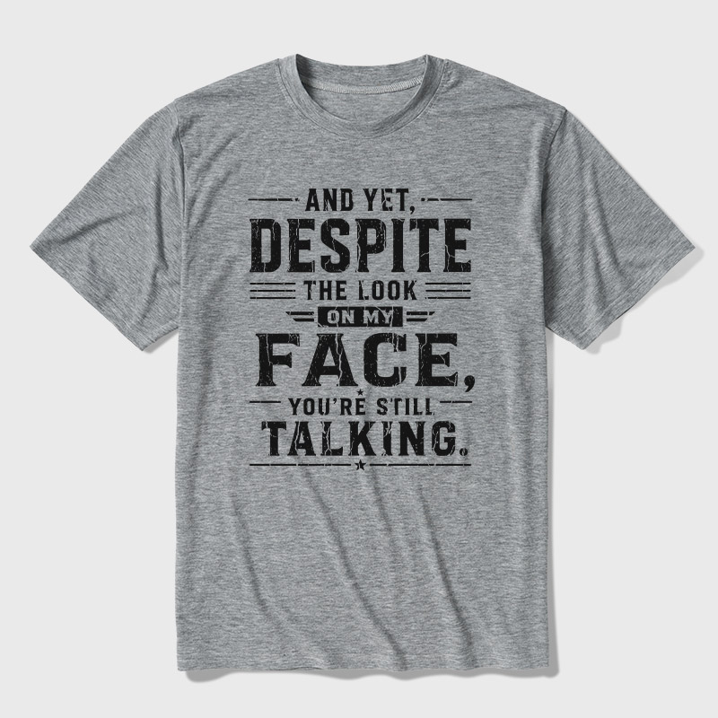 Funny Words Ultra Soft Heather Tee