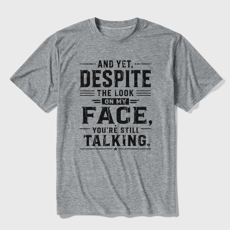 Funny Words Ultra Soft Heather Tee