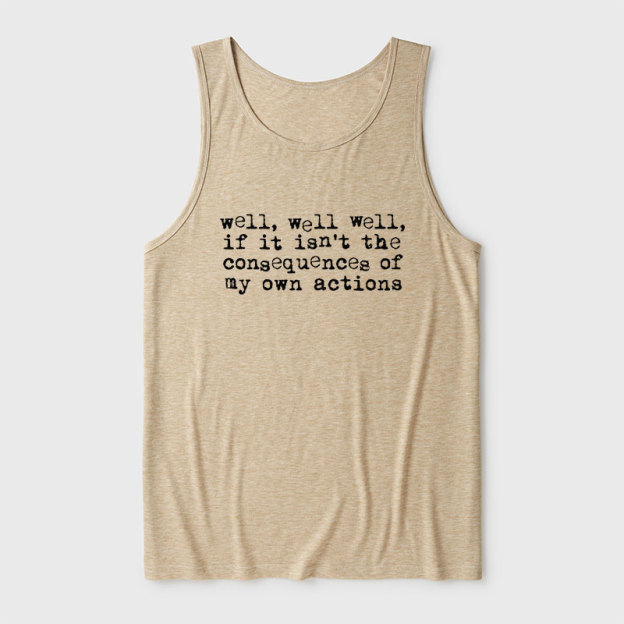 Consequences Ultra Soft Heather Tank