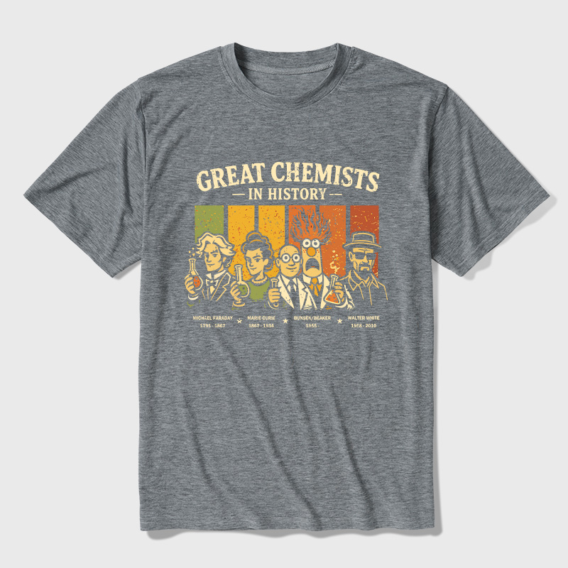 Great Chemists In History Ultra Soft Heather Tees
