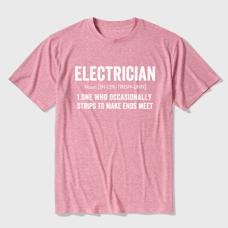 Electrical Engineer Technician Funny Definition Ultra Soft Heather Tee