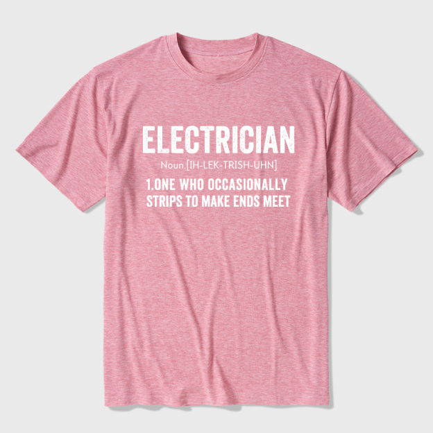 Electrical Engineer Technician Funny Definition Ultra Soft Heather Tee