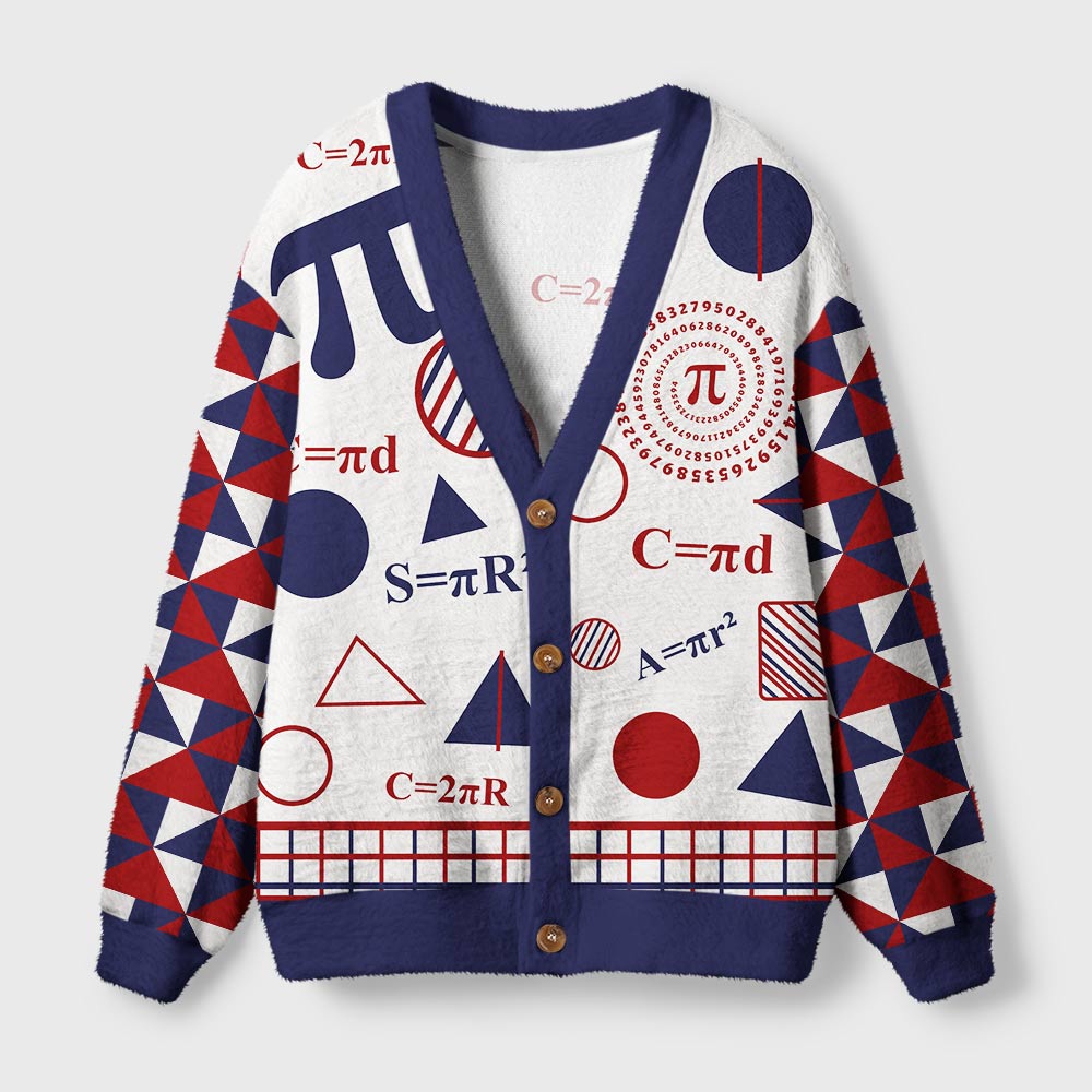 Math Pi Geek Ugly Cardigan Sweaters