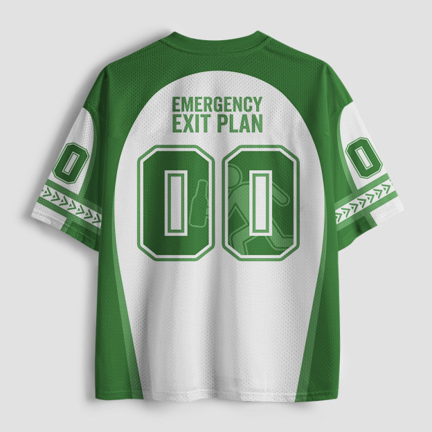 Emergency Exit Plan Geek Mesh Jersey