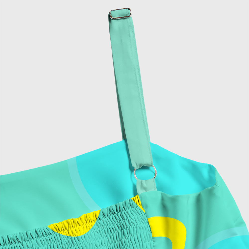 Underwater Beach Geek Tiered Cami Maxi Dress