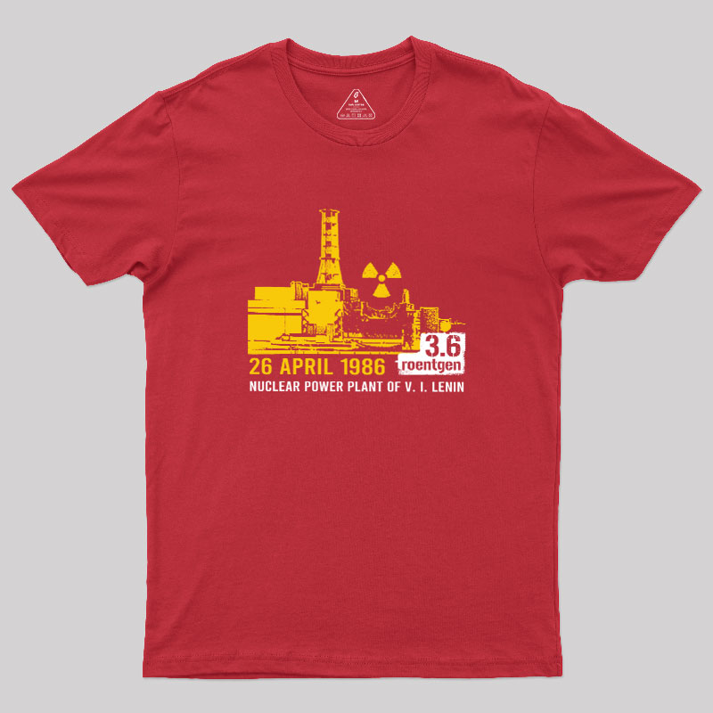 Chernobyl 3.6 Roentgen Geek T-Shirt