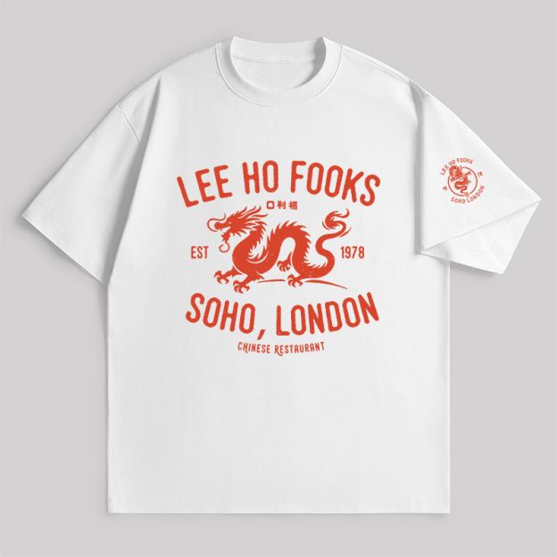 Lee Ho Fooks Vintage Resto Unisex Oversized T-shirt