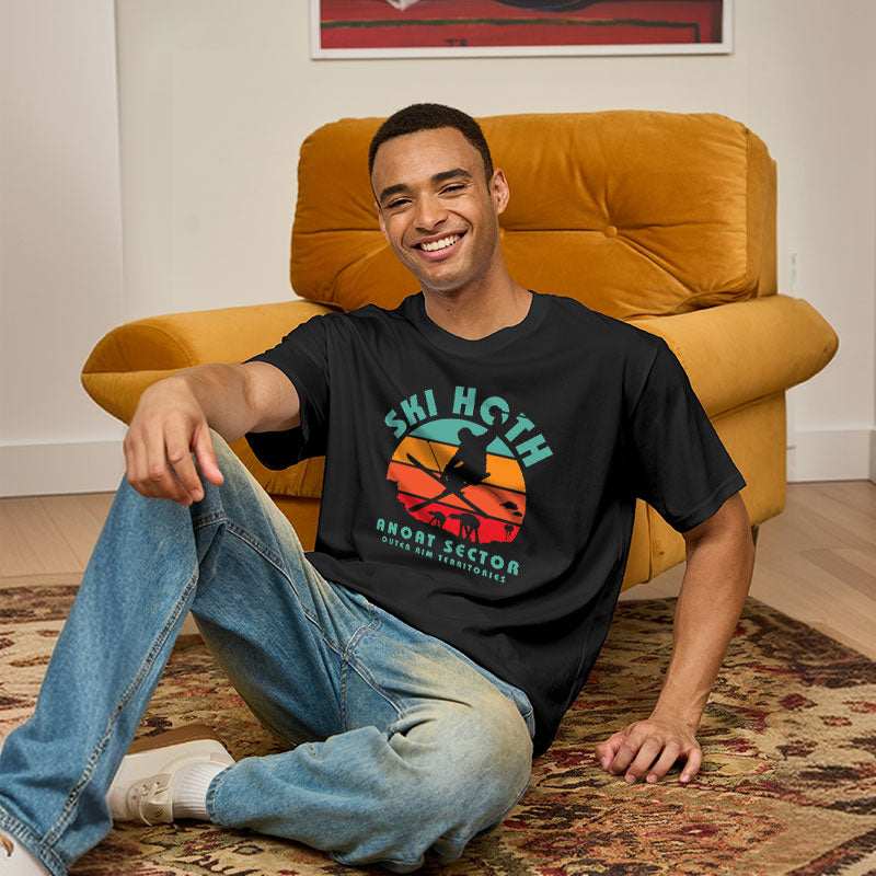 Ski Ice Planet Geek T-Shirt