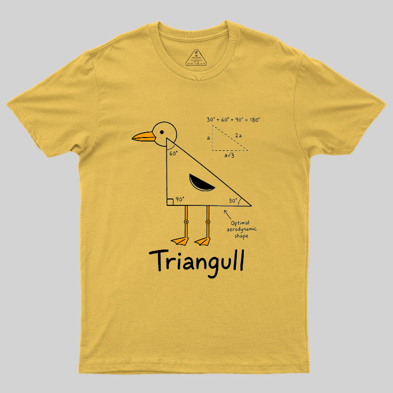 Triangull Geometry Seagull Geek T-Shirt