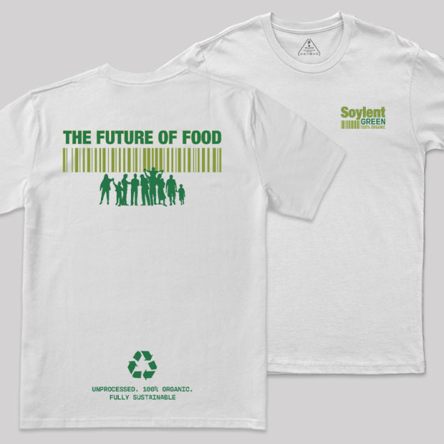 Soylent Green Front and Back Printing Geek T-Shirt