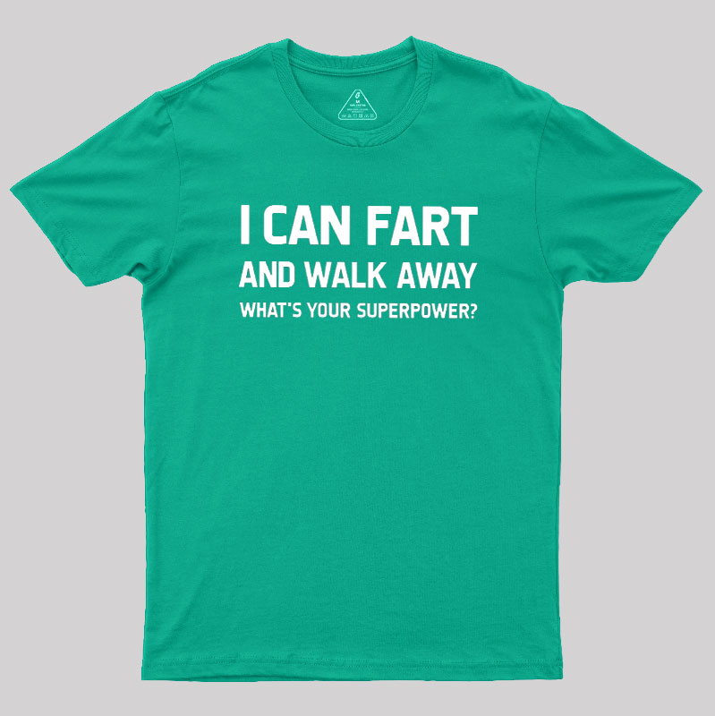 Humorous Superpower Geek T-Shirt