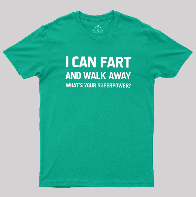 Humorous Superpower Geek T-Shirt