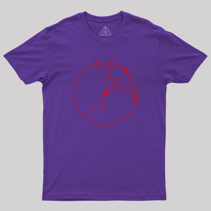 A Circle Completely Surrounding The Upside Down Geek T-Shirt