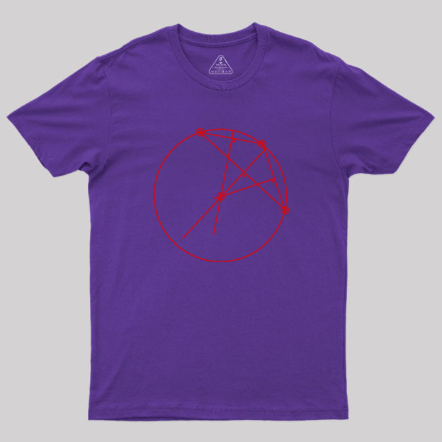 A Circle Completely Surrounding The Upside Down Geek T-Shirt
