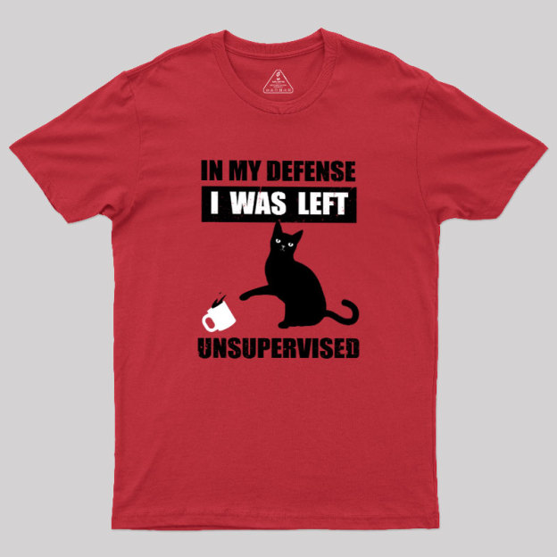 In My Defense I Was Left Geek T-Shirt