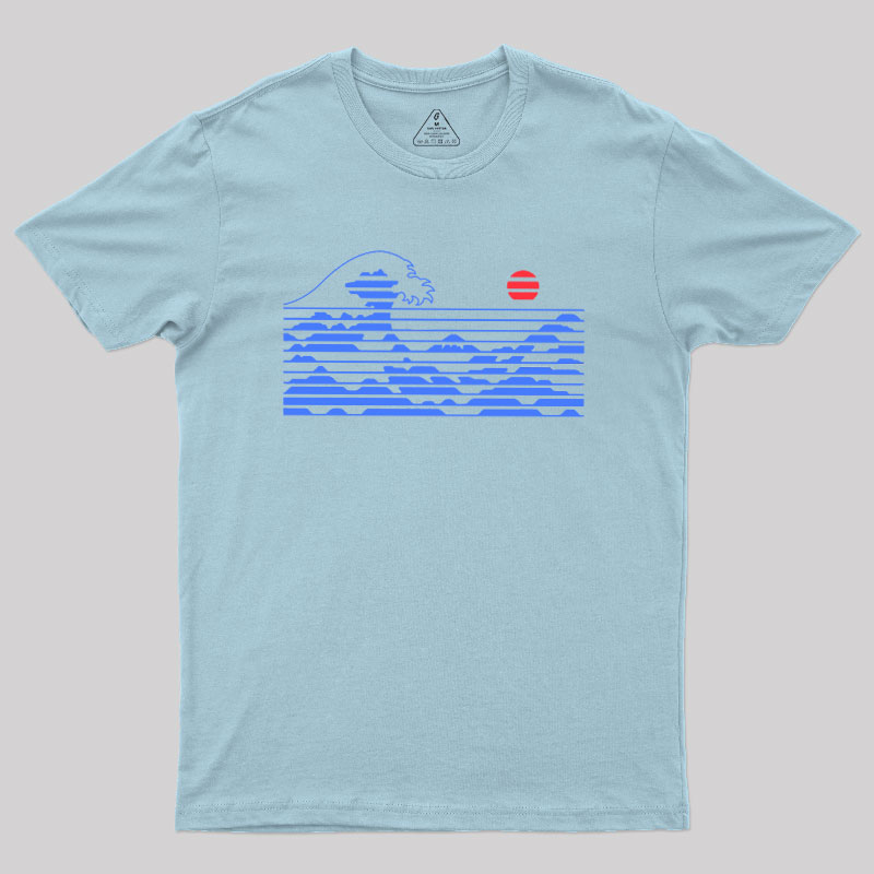 KANAGAWA STRIPE Geek T-Shirt