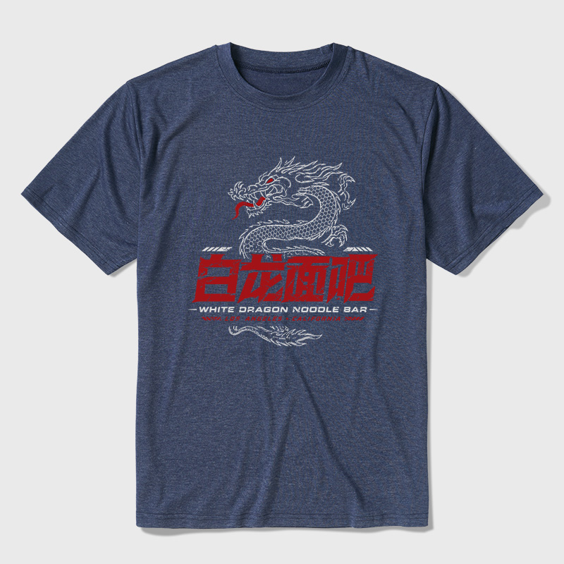 White Dragon Noodle Bar Ultra Soft Heather Tee
