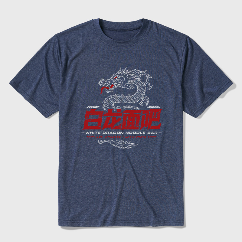 White Dragon Noodle Bar Ultra Soft Heather Tee