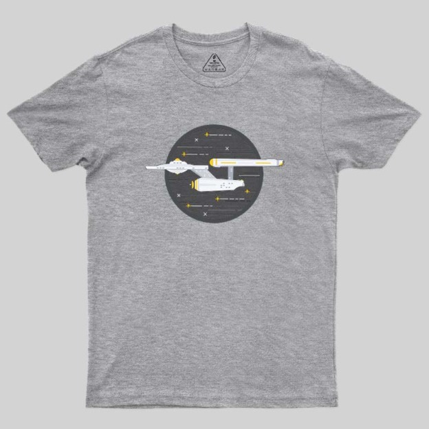 Star Ship Enterprise Geek T-Shirt