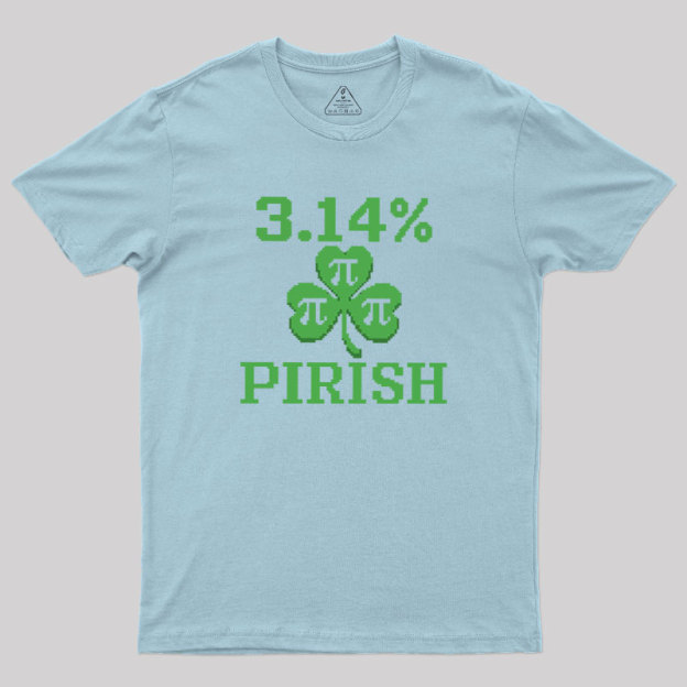 Pi-rish Humor Geek T-Shirt