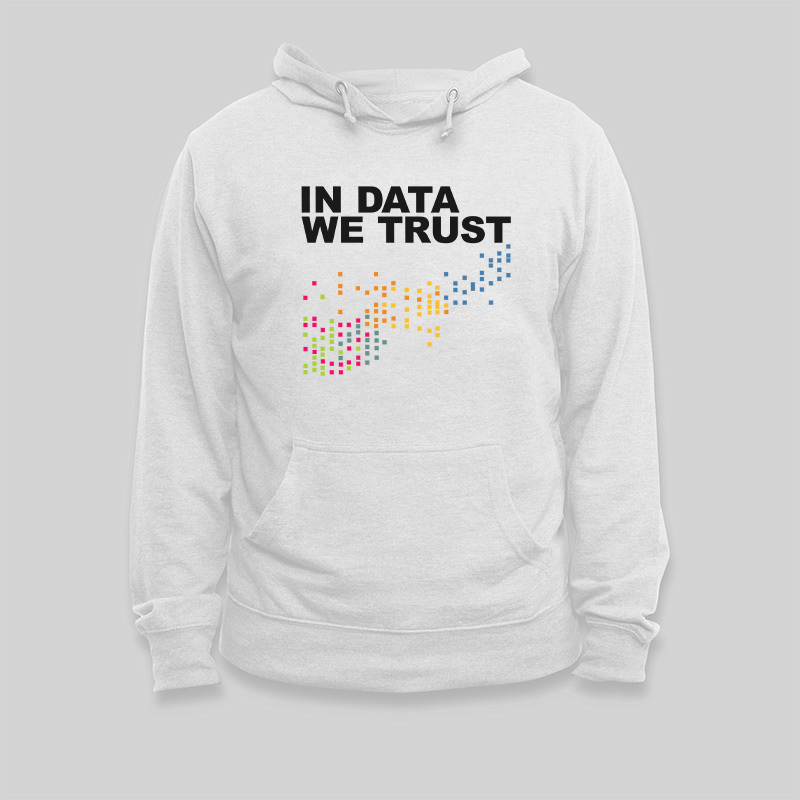 In Big Data We Trust Geek Hoodie